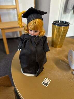 Vintage Madame Alexander Graduation Doll #307 Miniature Showcase 8 Inch Blonde